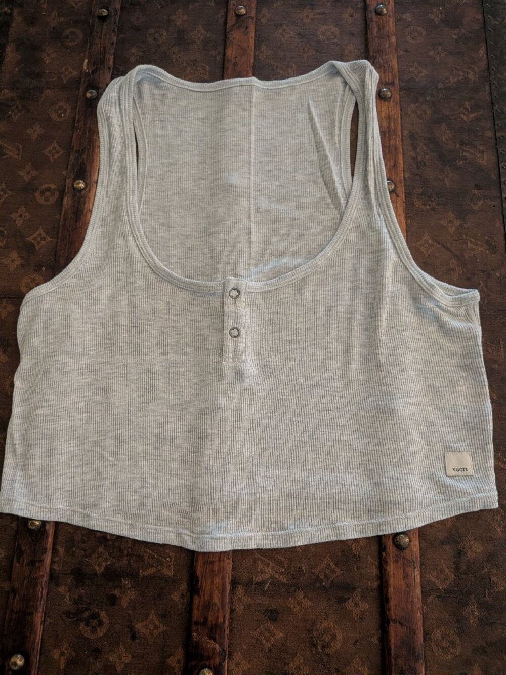 Racerback Ribbed Crop Tank